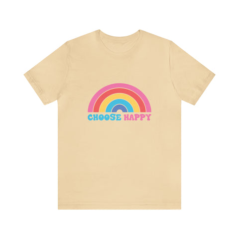 Choose Happy - Men's/Unisex Deluxe Tee