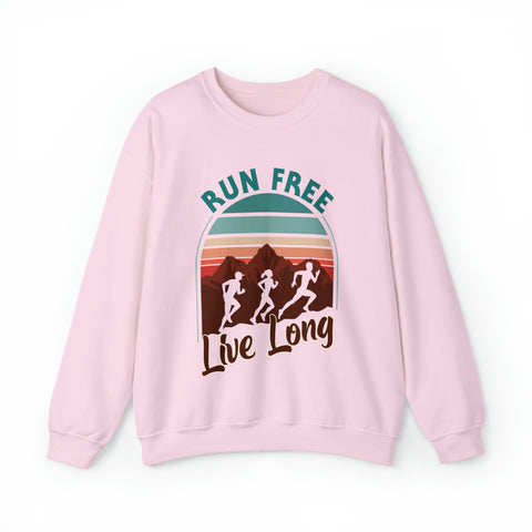 Run Free Live Long - Unisex Deluxe Sweatshirt