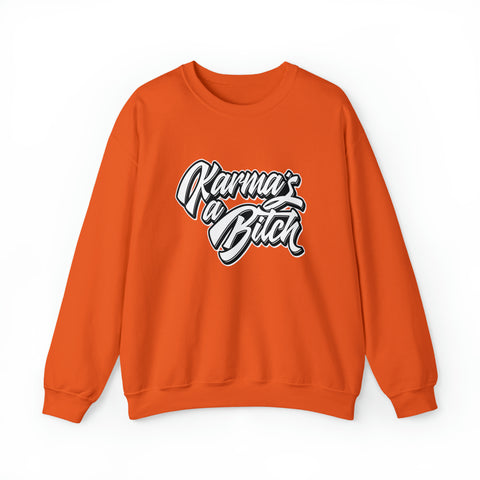 Karma's a Bitch - Unisex Deluxe Sweatshirt