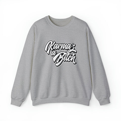 Karma's a Bitch - Unisex Deluxe Sweatshirt