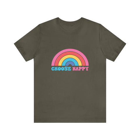 Choose Happy - Men's/Unisex Deluxe Tee