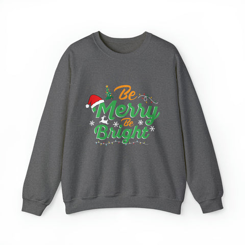 Be Merry, Be Bright – Unisex Deluxe Sweatshirt