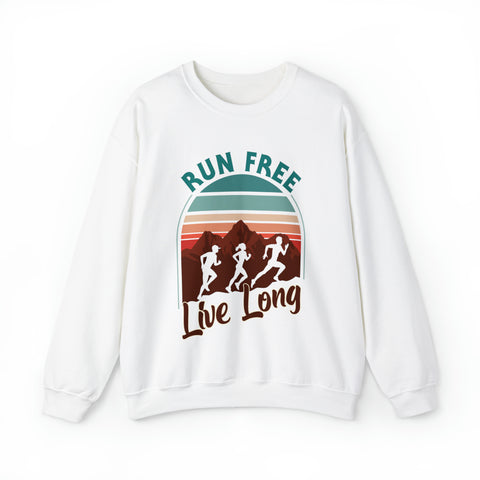 Run Free Live Long - Unisex Deluxe Sweatshirt