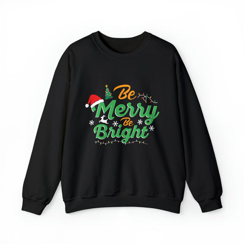 Be Merry, Be Bright – Unisex Deluxe Sweatshirt