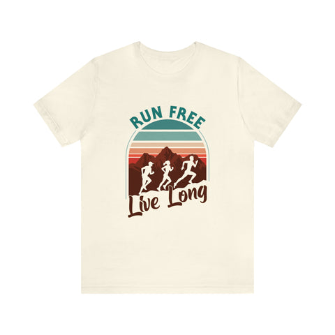 Run Free, Live Long - Men's/Unisex Deluxe Tee