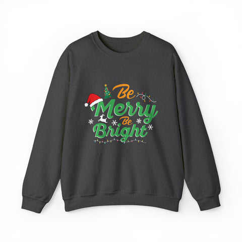 Be Merry, Be Bright – Unisex Deluxe Sweatshirt