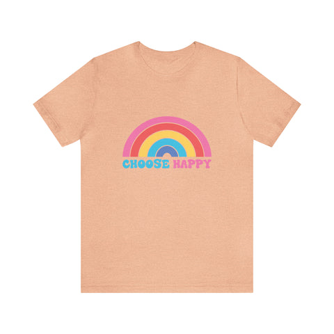 Choose Happy - Men's/Unisex Deluxe Tee