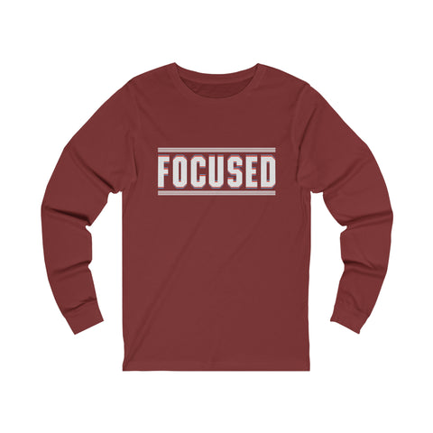 Focused - Unisex Long Sleeve Tee