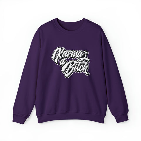 Karma's a Bitch - Unisex Deluxe Sweatshirt