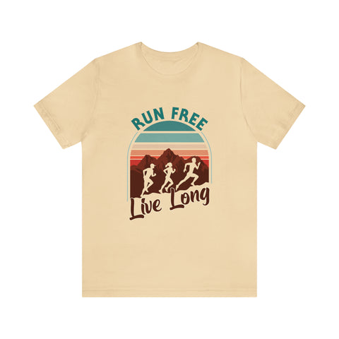 Run Free, Live Long - Men's/Unisex Deluxe Tee