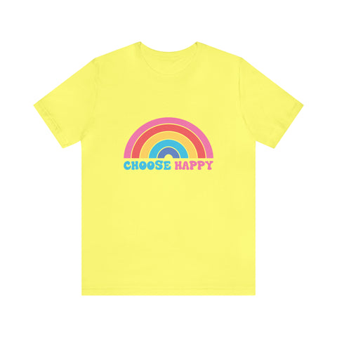 Choose Happy - Men's/Unisex Deluxe Tee