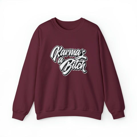 Karma's a Bitch - Unisex Deluxe Sweatshirt