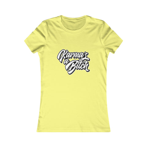 Karma's a Bitch - Women's Deluxe Tee