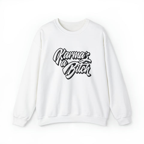 Karma's a Bitch - Unisex Deluxe Sweatshirt